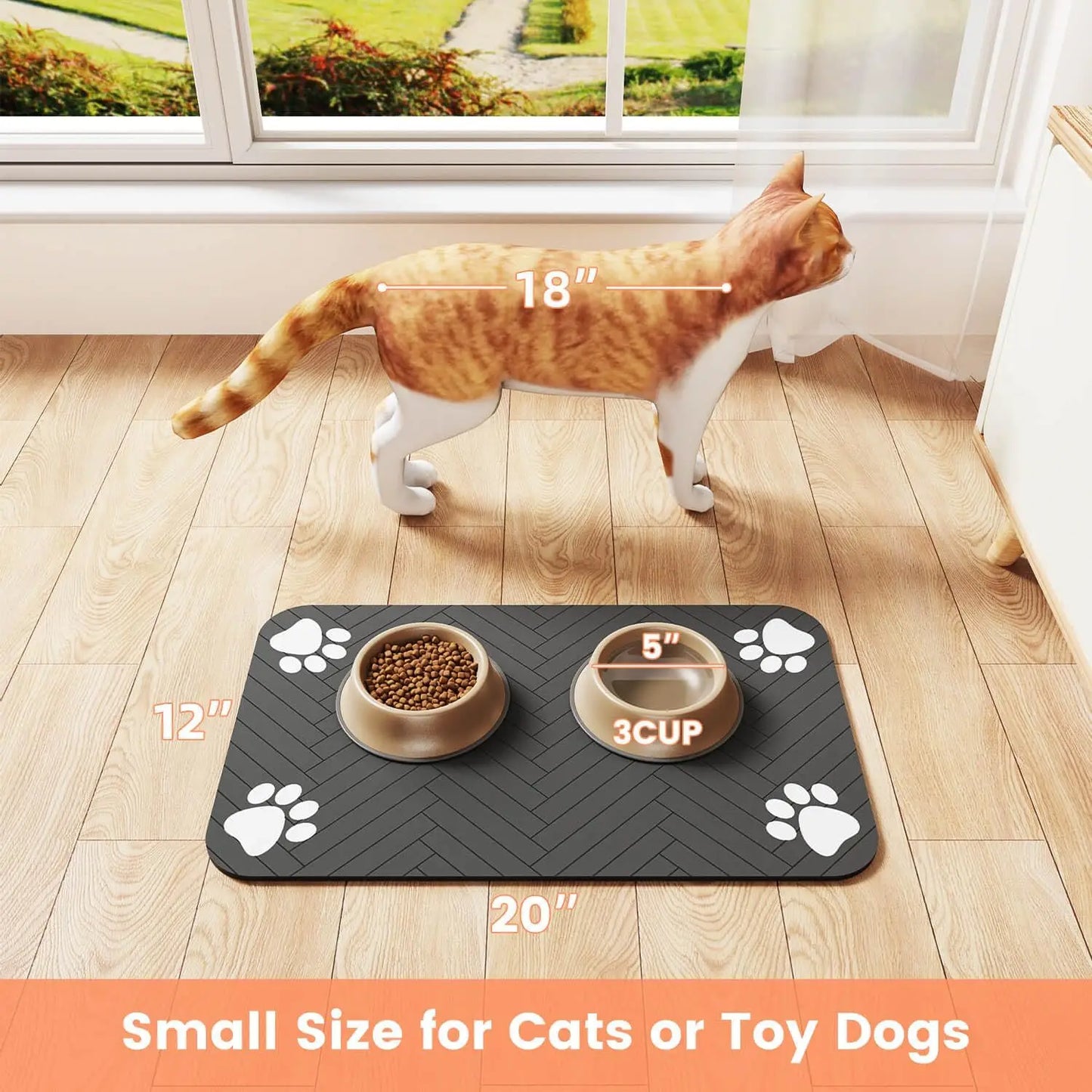 Pawland™ Absorbent Feeding Mat