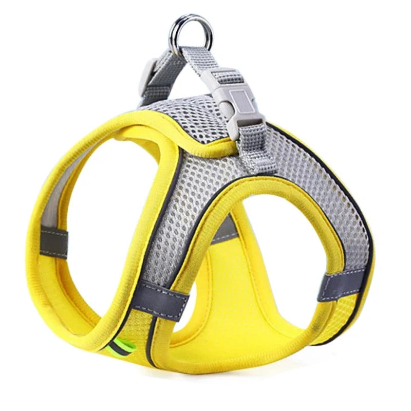 Pawland™ Adjustable Reflective Pet Harness for Dogs & Cats