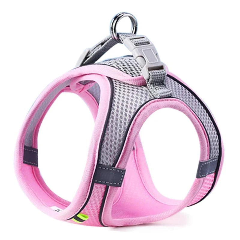 Pawland™ Adjustable Reflective Pet Harness for Dogs & Cats
