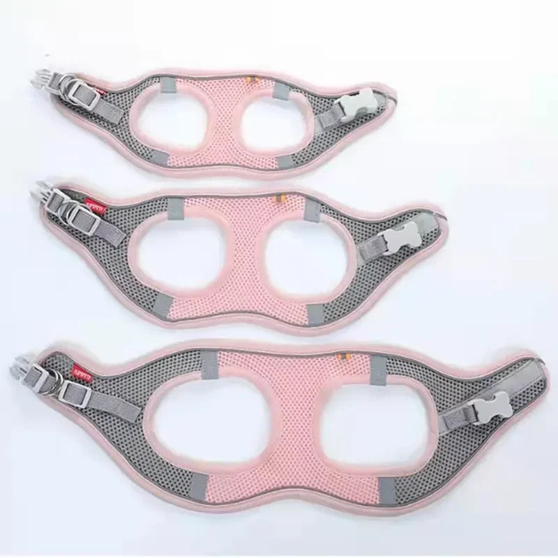 Pawland™ Adjustable Reflective Pet Harness for Dogs & Cats