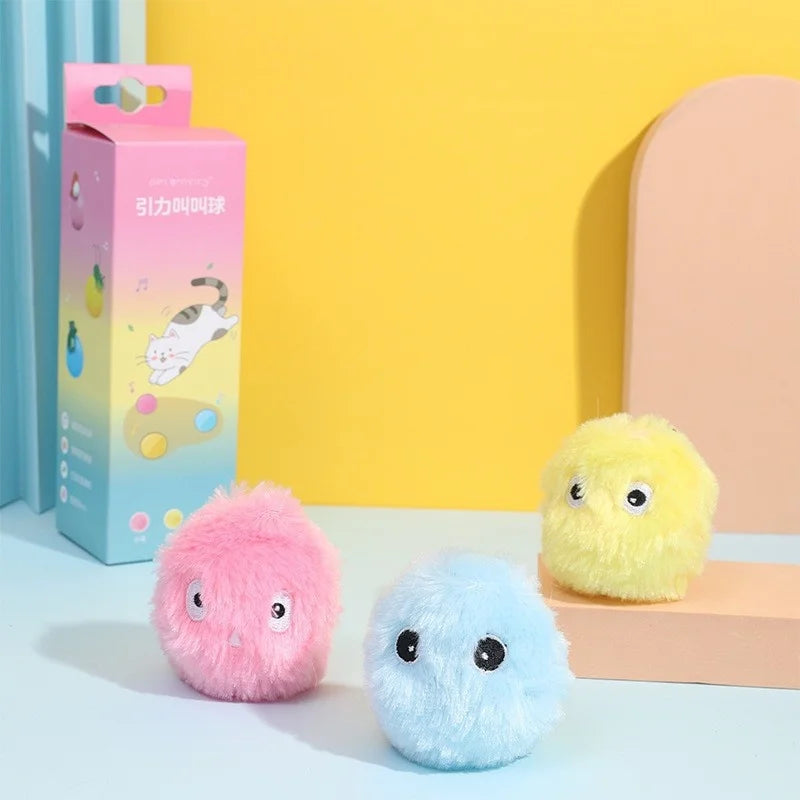 Pawland™ Electric Plush Squeak Ball