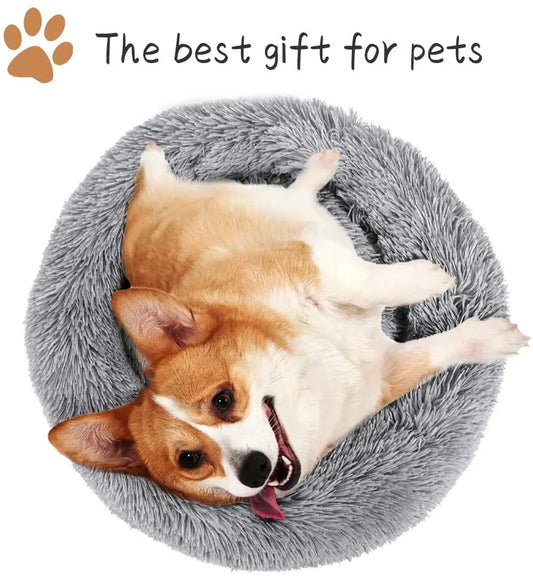 Pawland™ Plush Donut Pet Bed