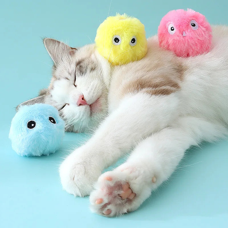 Pawland™ Electric Plush Squeak Ball