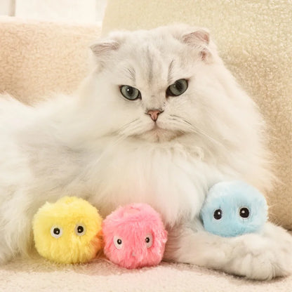 Pawland™ Electric Plush Squeak Ball