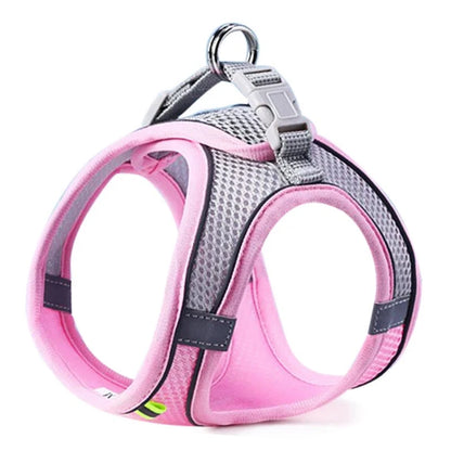 Pawland™ Adjustable Reflective Pet Harness for Dogs & Cats