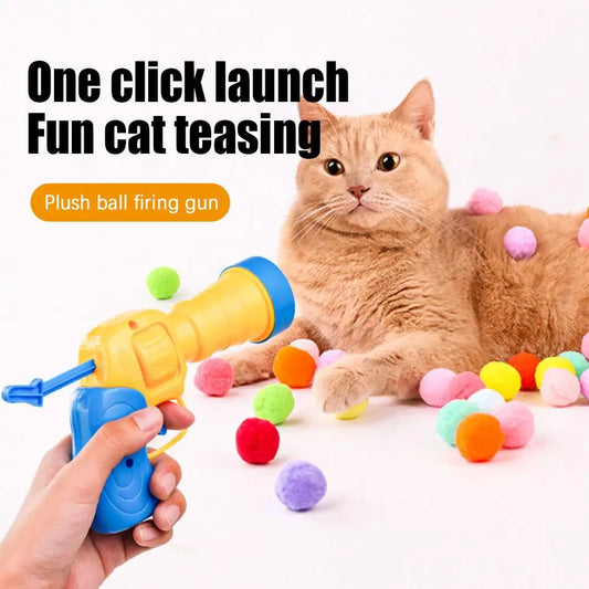 Pawland™ Plush Ball Launcher Toy