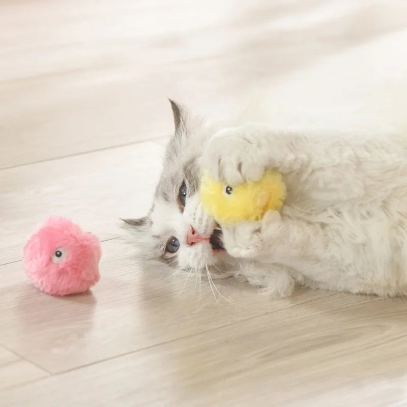 Pawland™ Electric Plush Squeak Ball