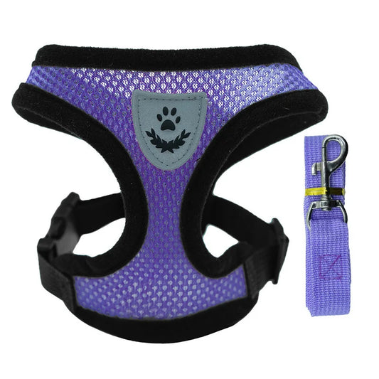 Pawland™ Adjustable Mesh Harness Set